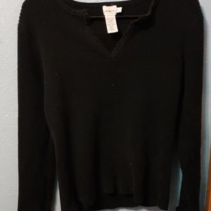Womens v-neck long sleeve